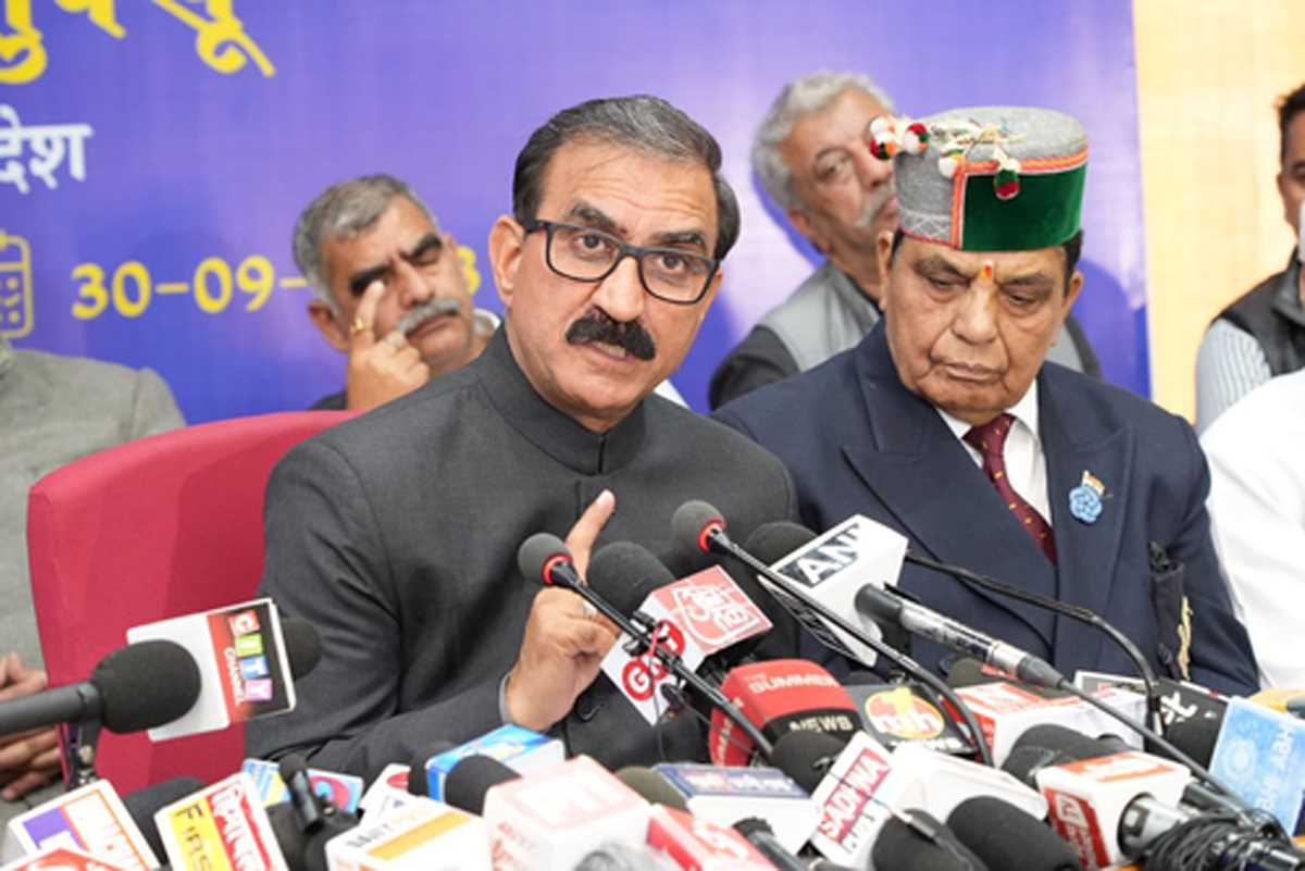 हिमाचल सीएम ने 4,500 करोड़ रुपये के आपदा राहत पैकेज की घोषणा की